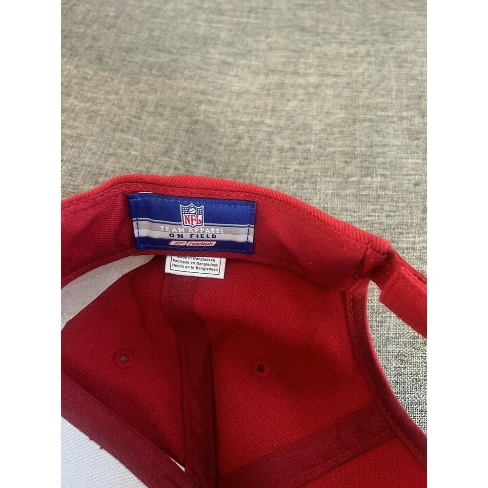 Reebok Kansas City Chiefs Hat One Size Fits Most Adjustable NFL Cap - Picture 6 of 6